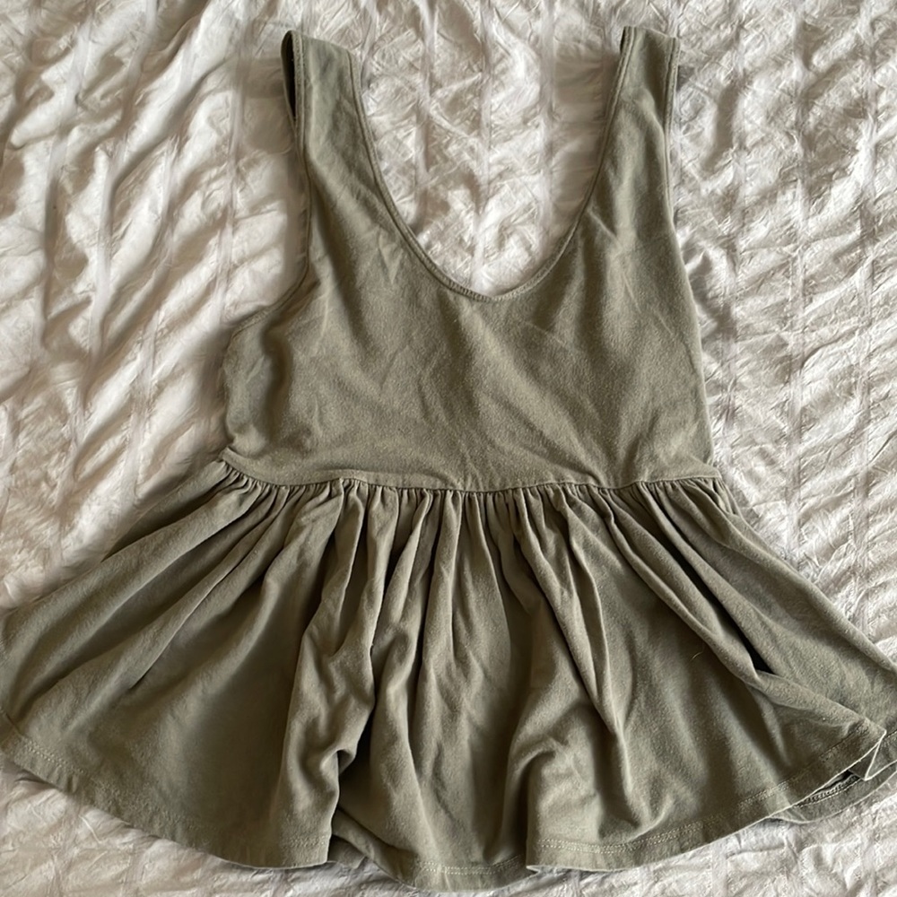 Peplum tank